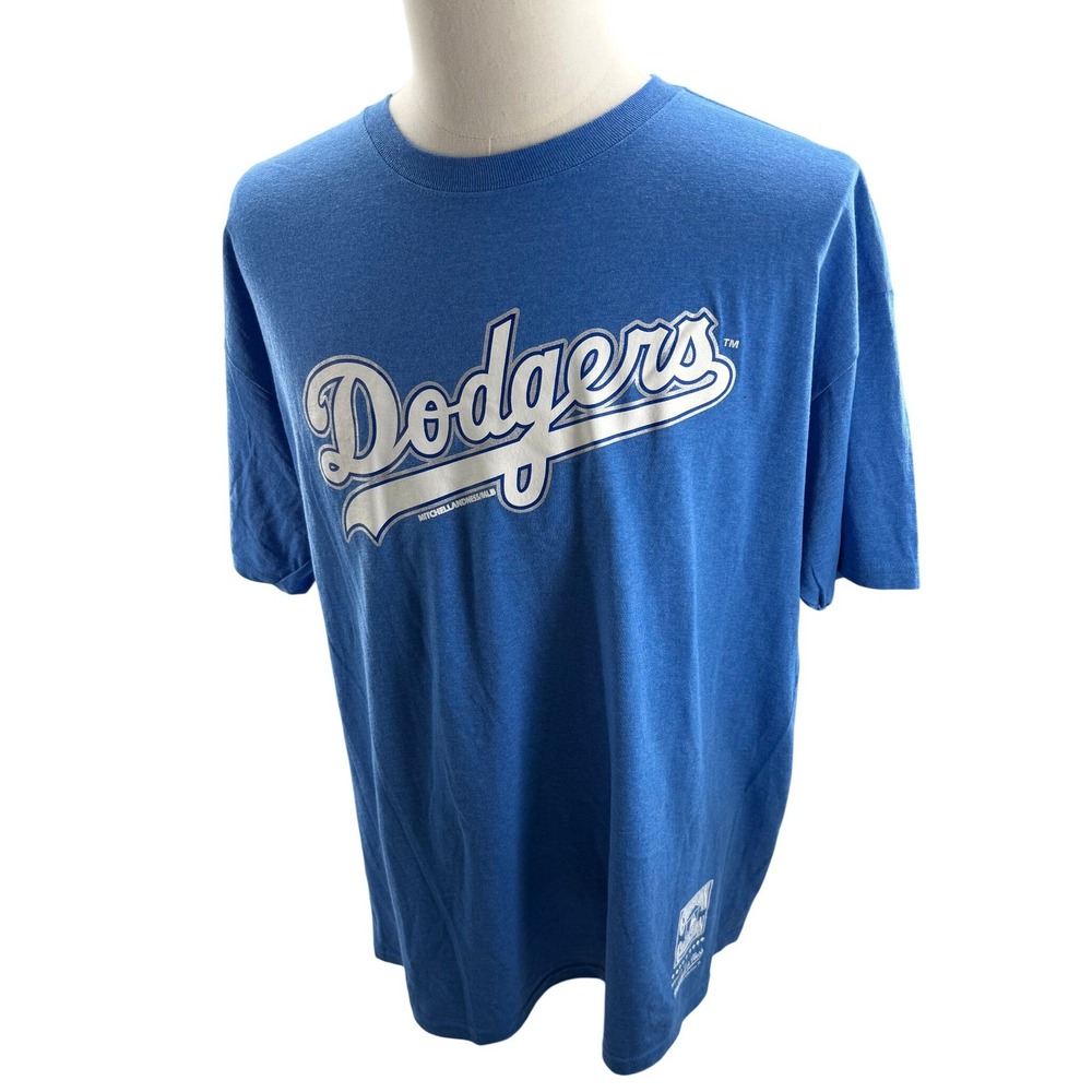 Mitchell & Ness Los Angeles Dodgers Cooperstown Collection Tee Shirt Mens XL NEW